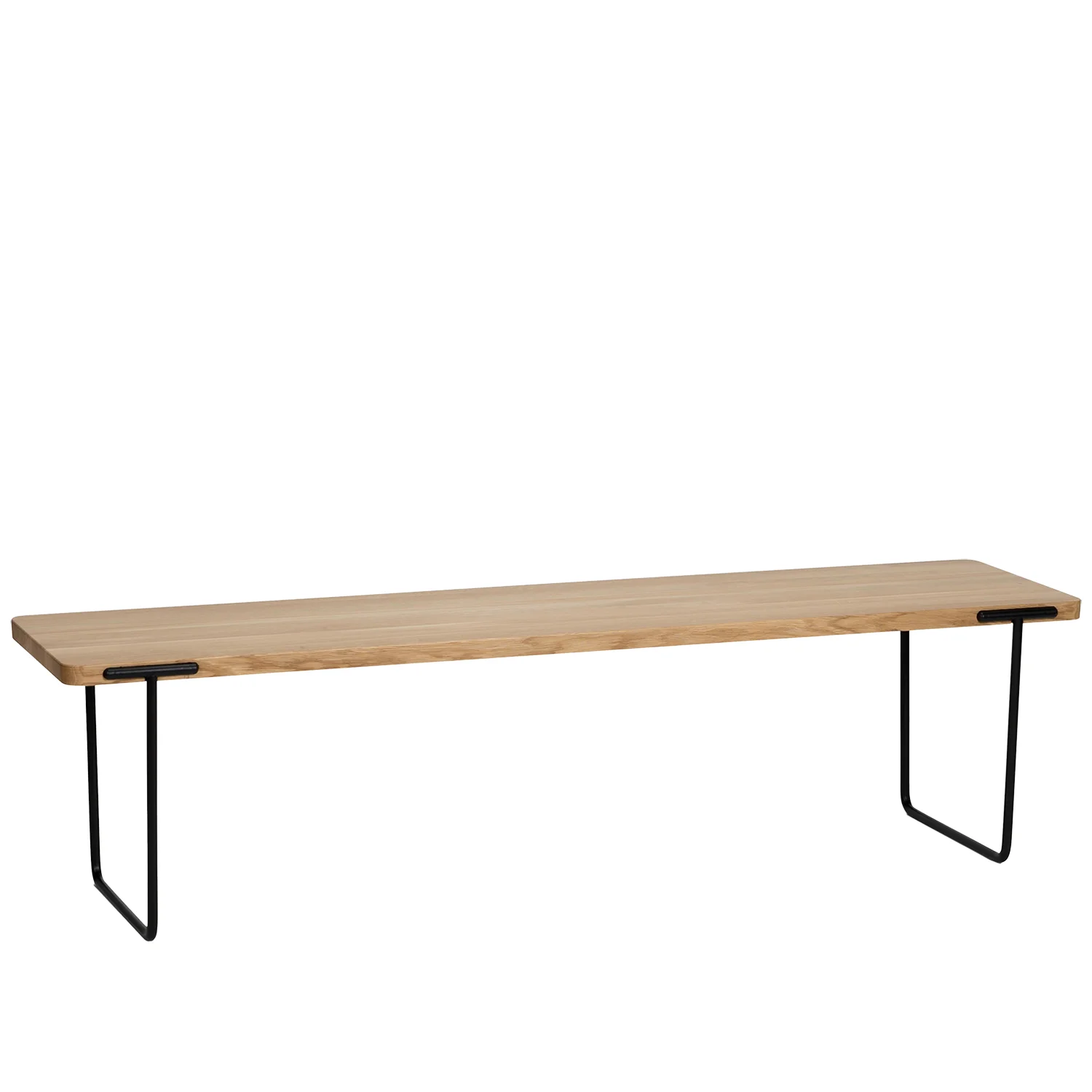 Product Image for Update soffbord/bänk ljus klarlackad ek/svart 160x40 cm
