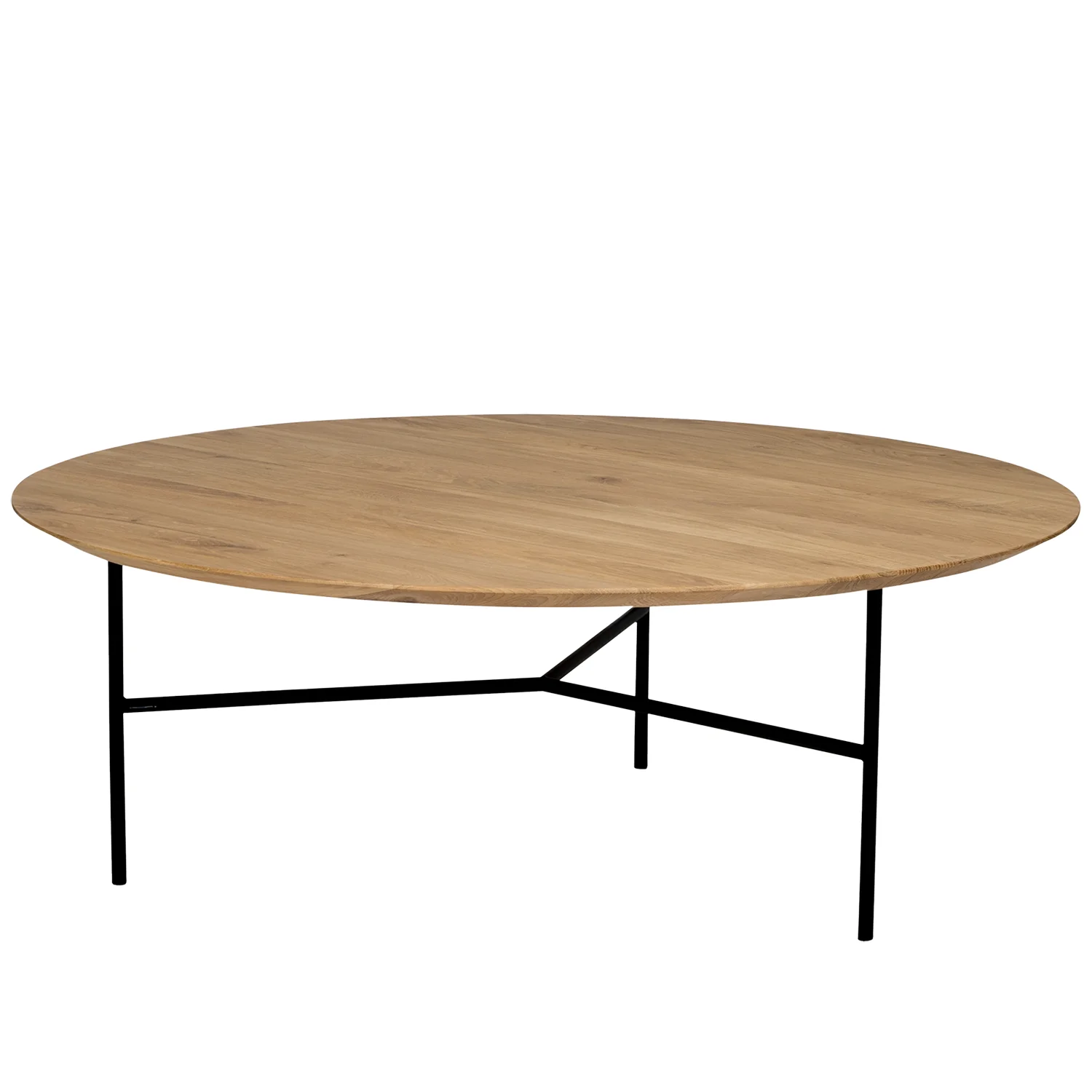 Product Image for Tribeca soffbord lackad ljus ek/svart Ø110 cm