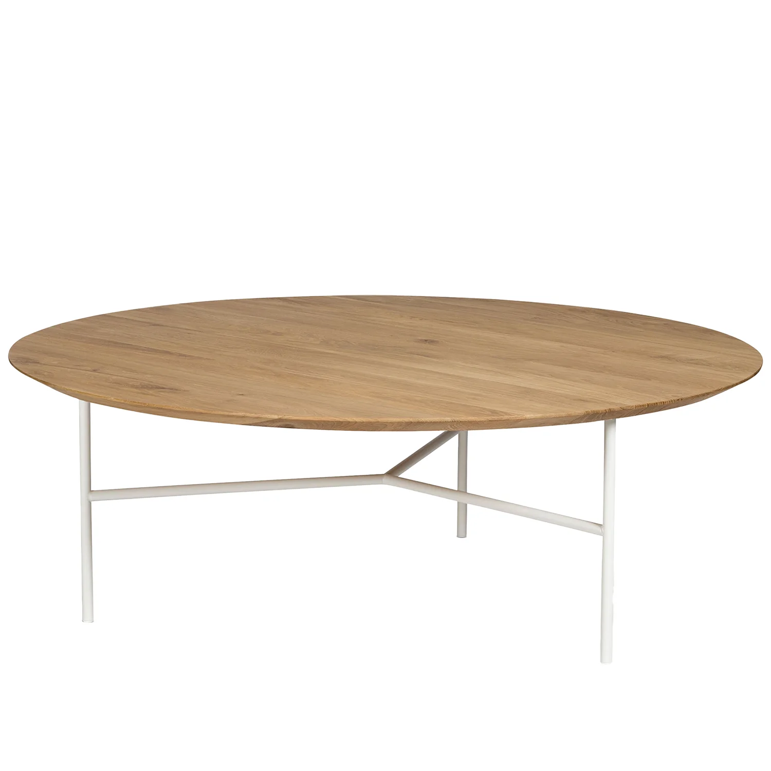 Product Image for Tribeca soffbord lackad ljus ek/vit Ø110 cm