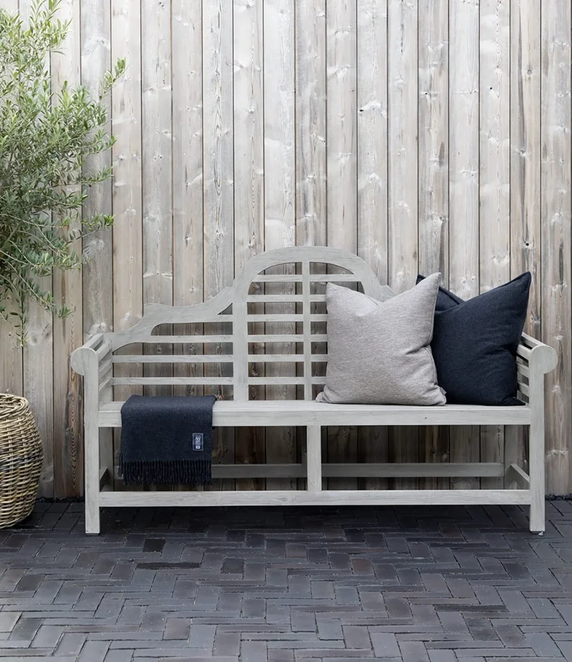 Artwood Vintage Outdoor parksoffa charcoal teak
