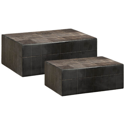 Artwood Avorio box 2-set svart/brun
