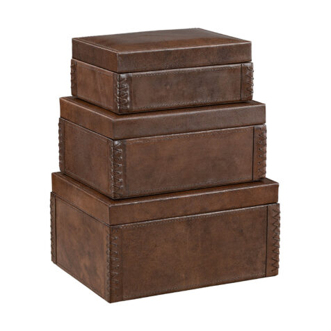 Artwood Mendoza box 3-set brown leather