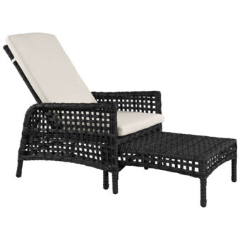 Artwood Tampa solstol classic black inkl. dyna