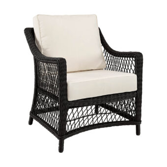 Artwood Marbella fåtölj black twist inkl. dyna