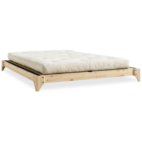 Elan säng med madrass och tatami.