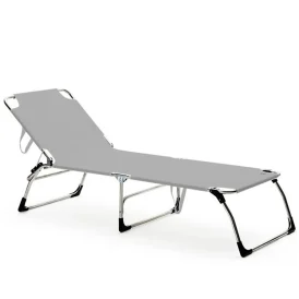 Amigo XXL solsäng grå