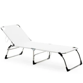 Amigo XXL solsäng vit