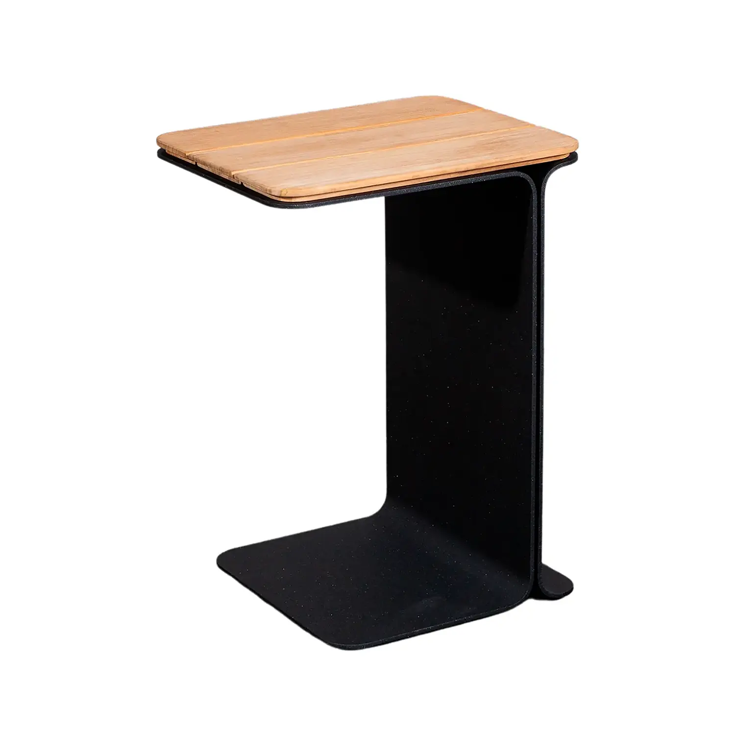Product Image for Mega sidobord lavagrå/teak 30x37 cm