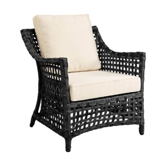 Malaga fåtölj i svart.