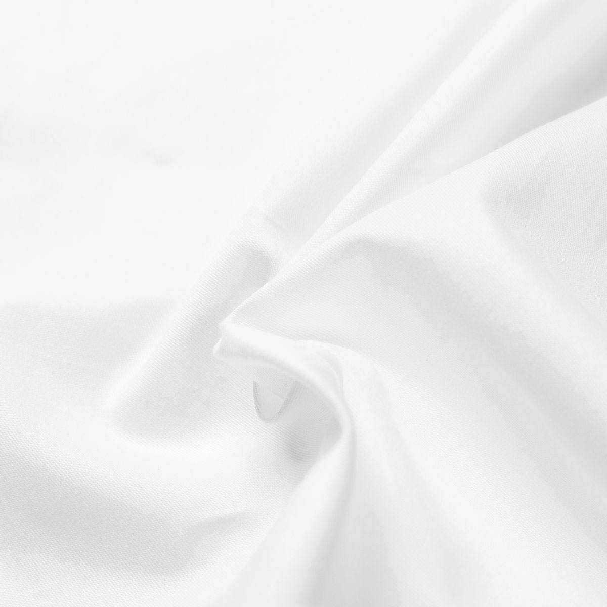 Fodral för tyngdtäcken vit bomullssatin 150x210 cm