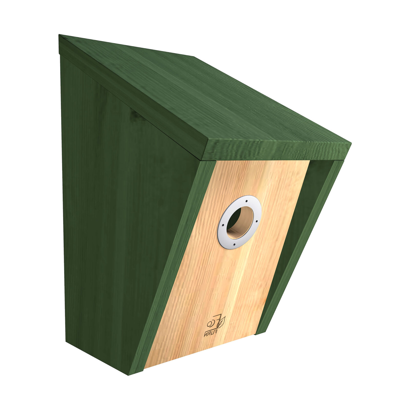 Pönttö Eco fågelholk grön furu