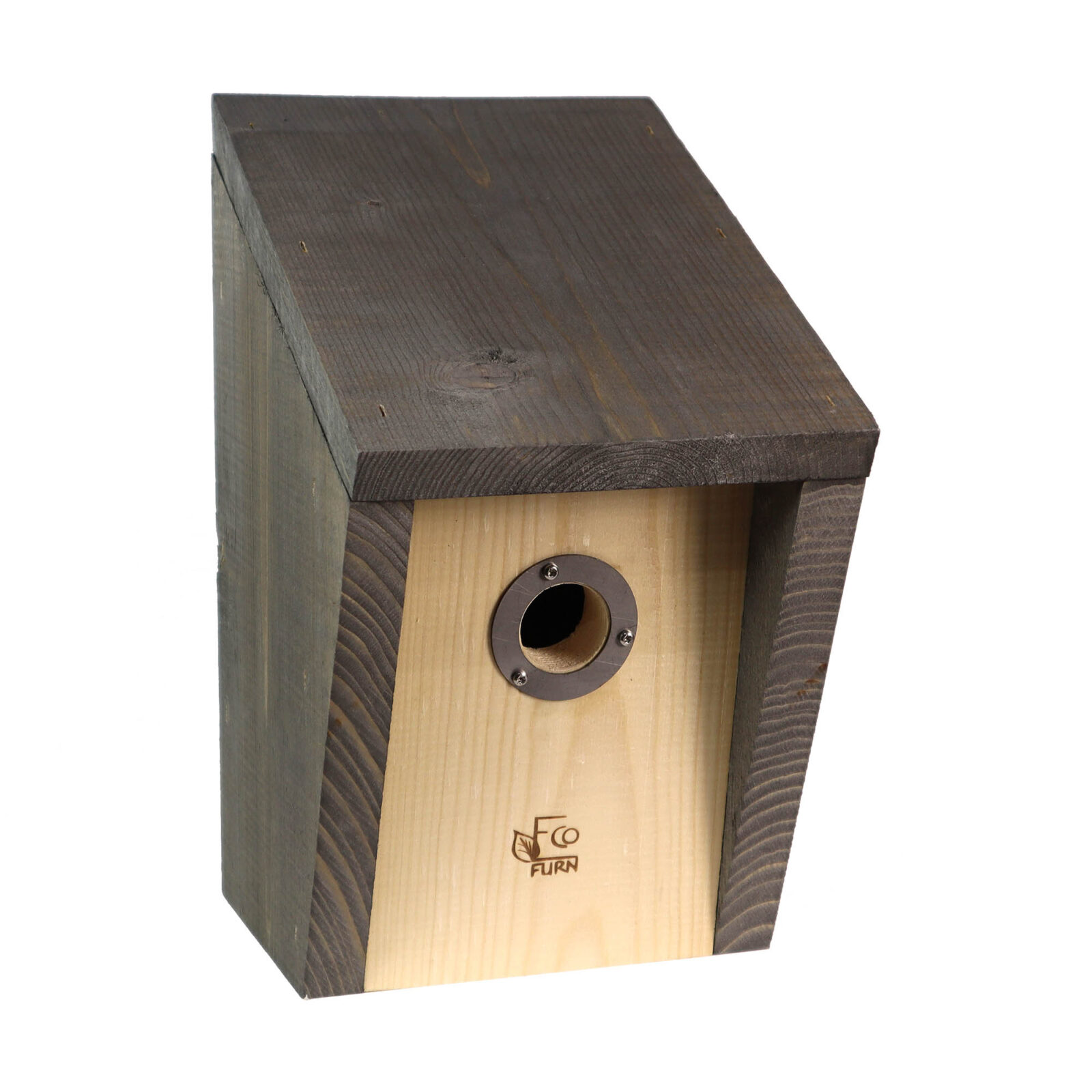 Pönttö Eco fågelholk grå furu