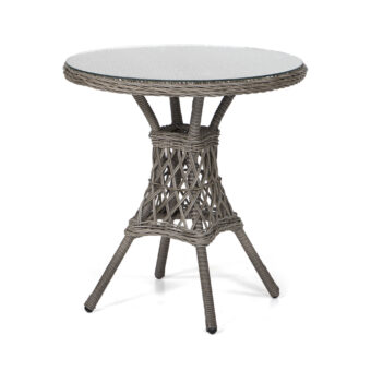 Marienlyst cafebord i drivvedsfärgad konstrotting.