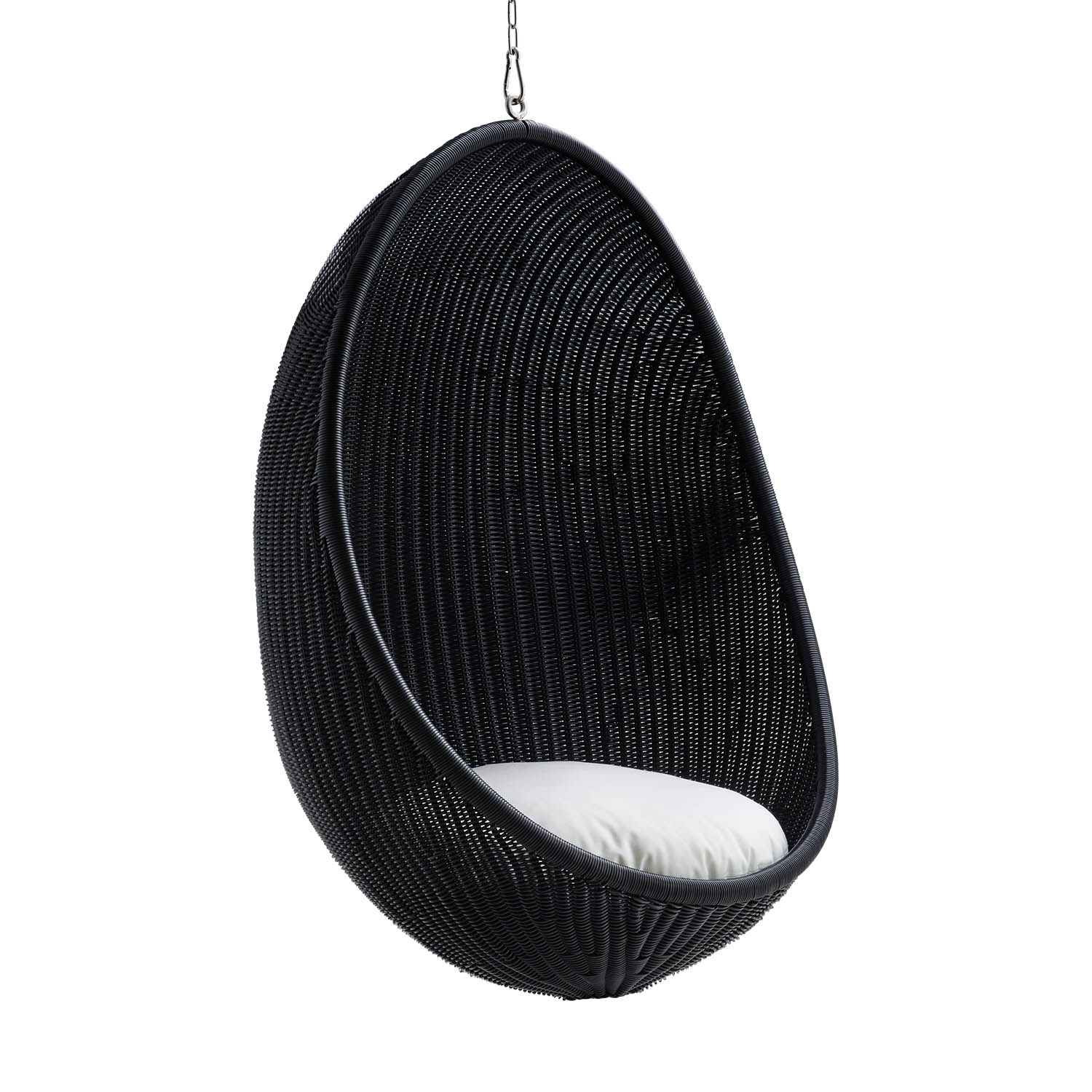 Hanging Egg chair Exterior svart
