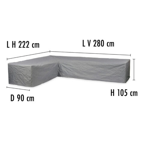 Brafab Hörnsoffskydd 280V/222H höjd 105 cm