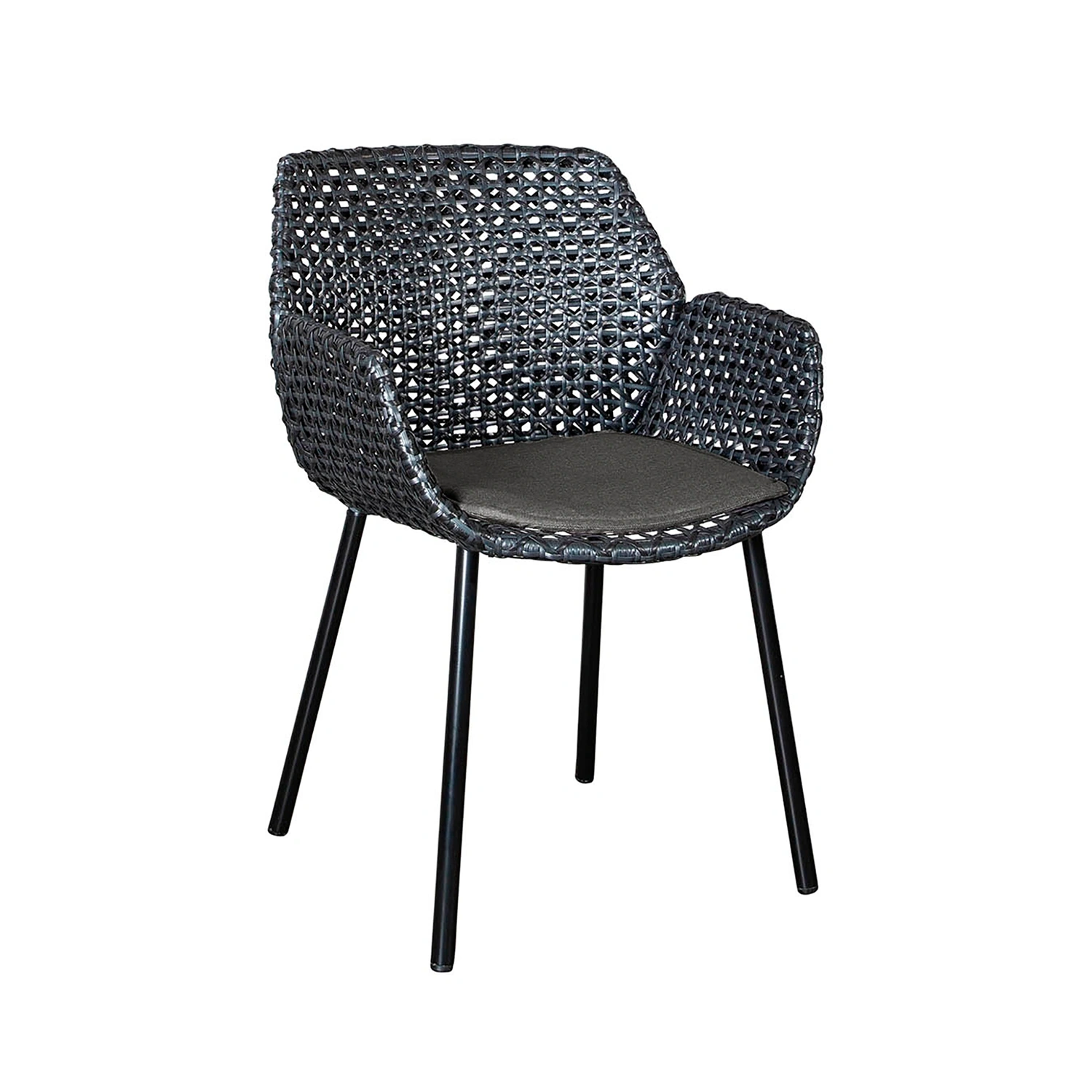 Vibe karmstol svart/grafit inkl. dyna