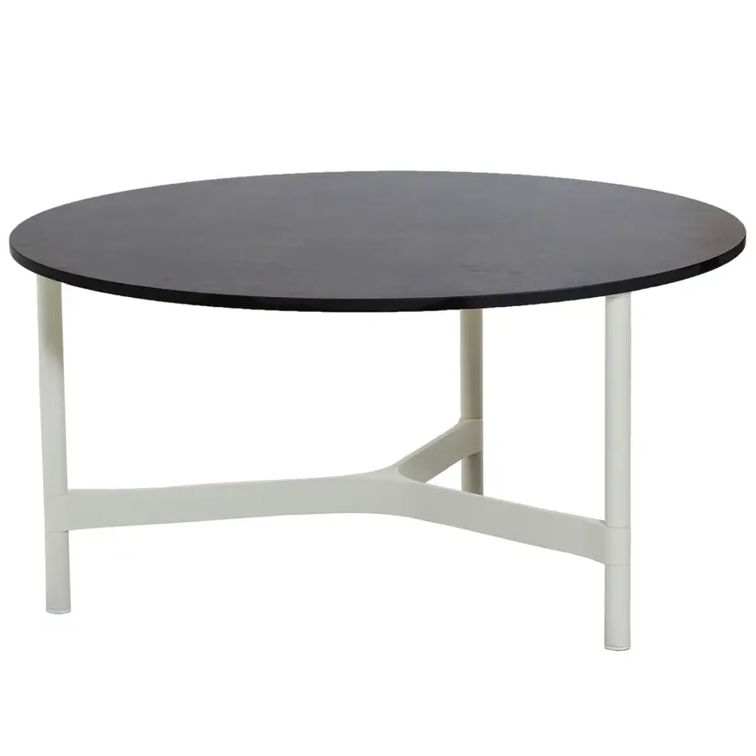 Twist soffbord vit Ø90 cm