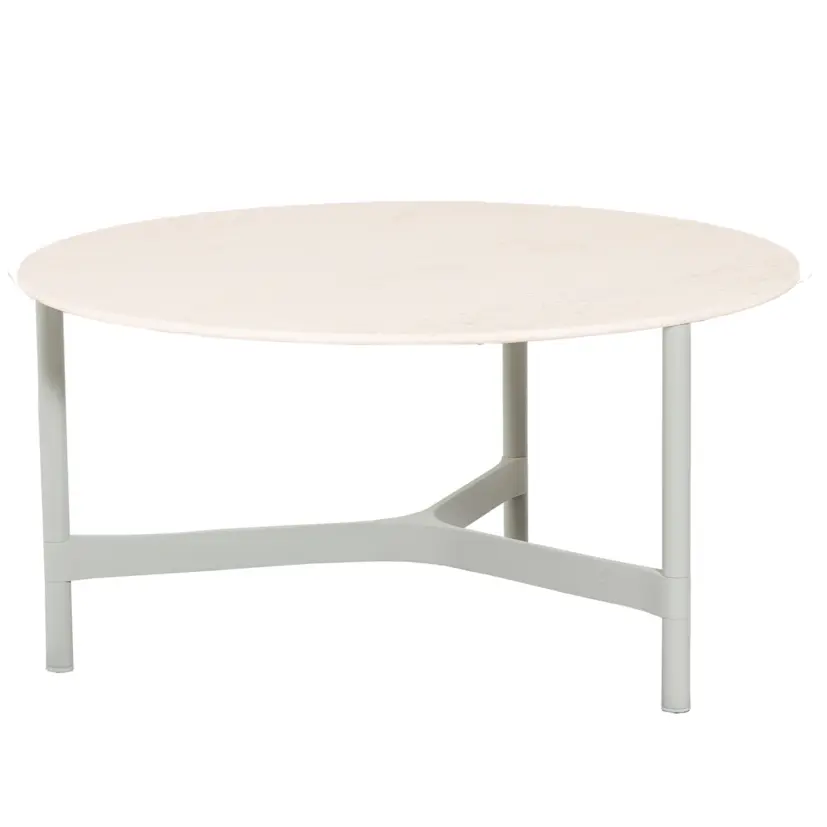 Twist soffbord vit Ø90 cm