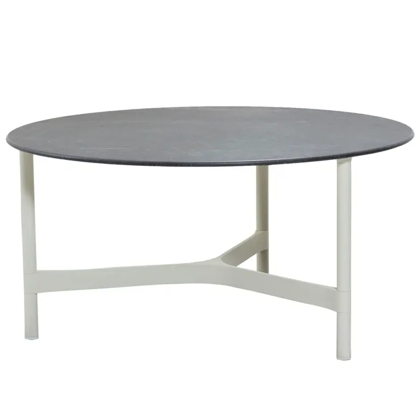 Twist soffbord vit Ø90 cm