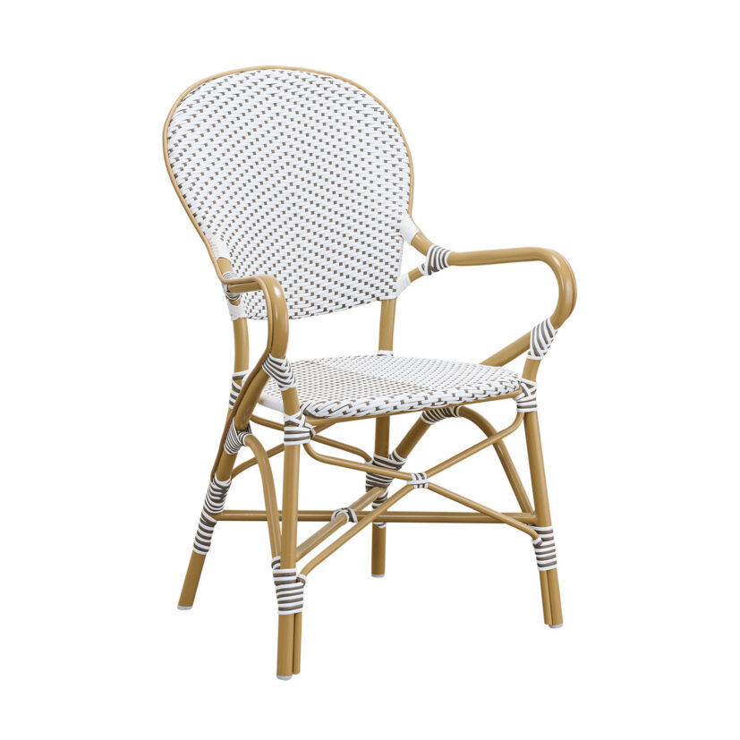 Isabell Exterior karmstol almond/vit