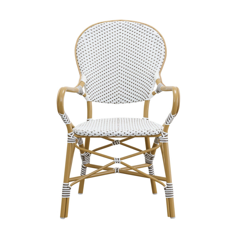 Isabell Exterior karmstol almond/vit