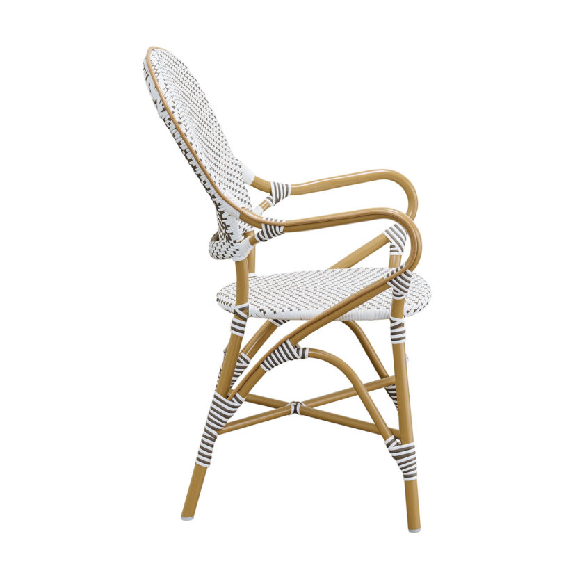 Isabell Exterior karmstol almond/vit