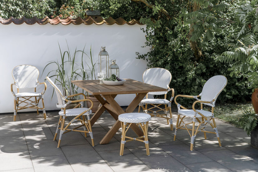 Isabell Exterior karmstol almond/vit