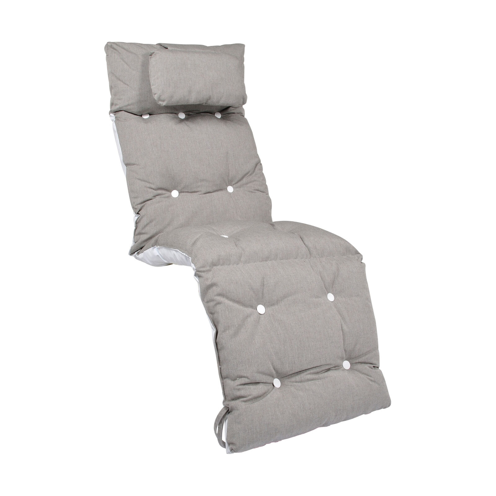 Baden-Baden flockdyna askgrå dralon