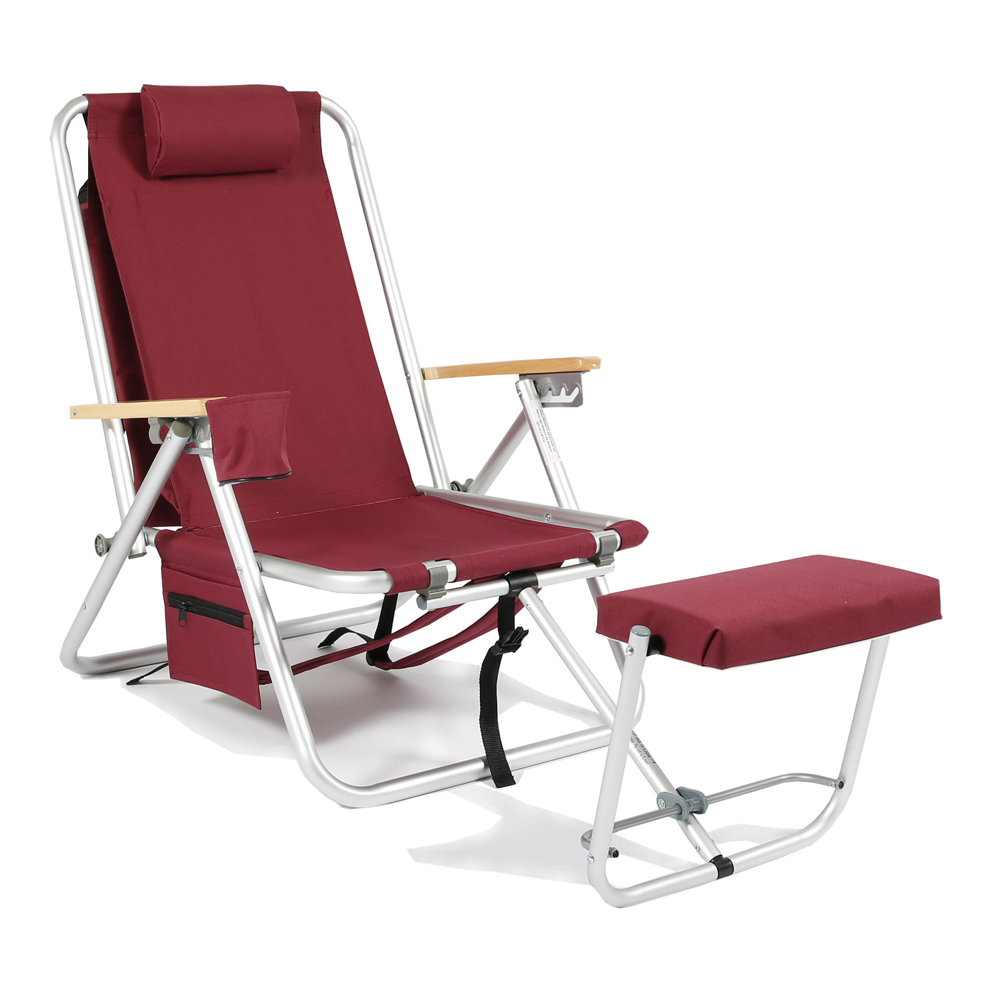 Mobilficka till Roxy friluftsstol vinröd