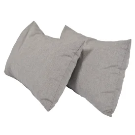 Sidokuddar 1 par askgrå