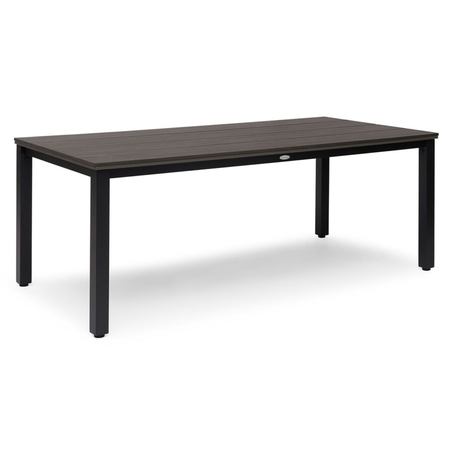 Hillerstorp Nydala bord svart/grå 220x96 cm