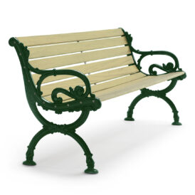 Byarum soffa grönlackad 125 cm