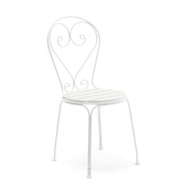 Classic stol no.1 - vit/vitlackerad furu