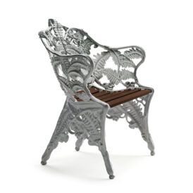 Classic ormbunksfåtölj naturfärgad aluminium