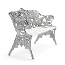 Classic ormbunkssoffa naturfärgad aluminium