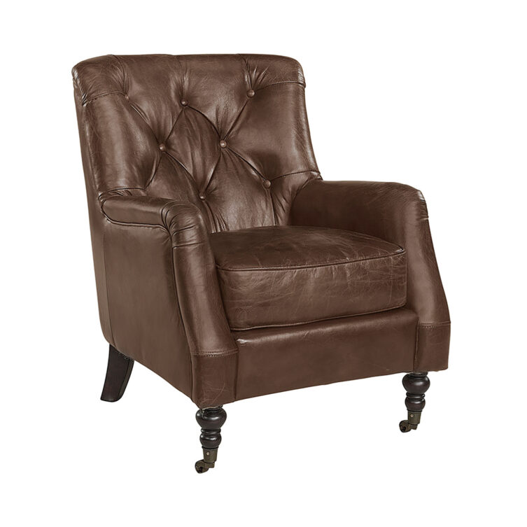 Artwood Dessau fåtölj chocolate brown leather