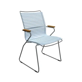 Click karmstol hög dusty blue