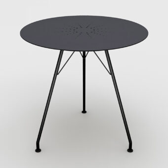 Circum cafébord Ø74 cm svart