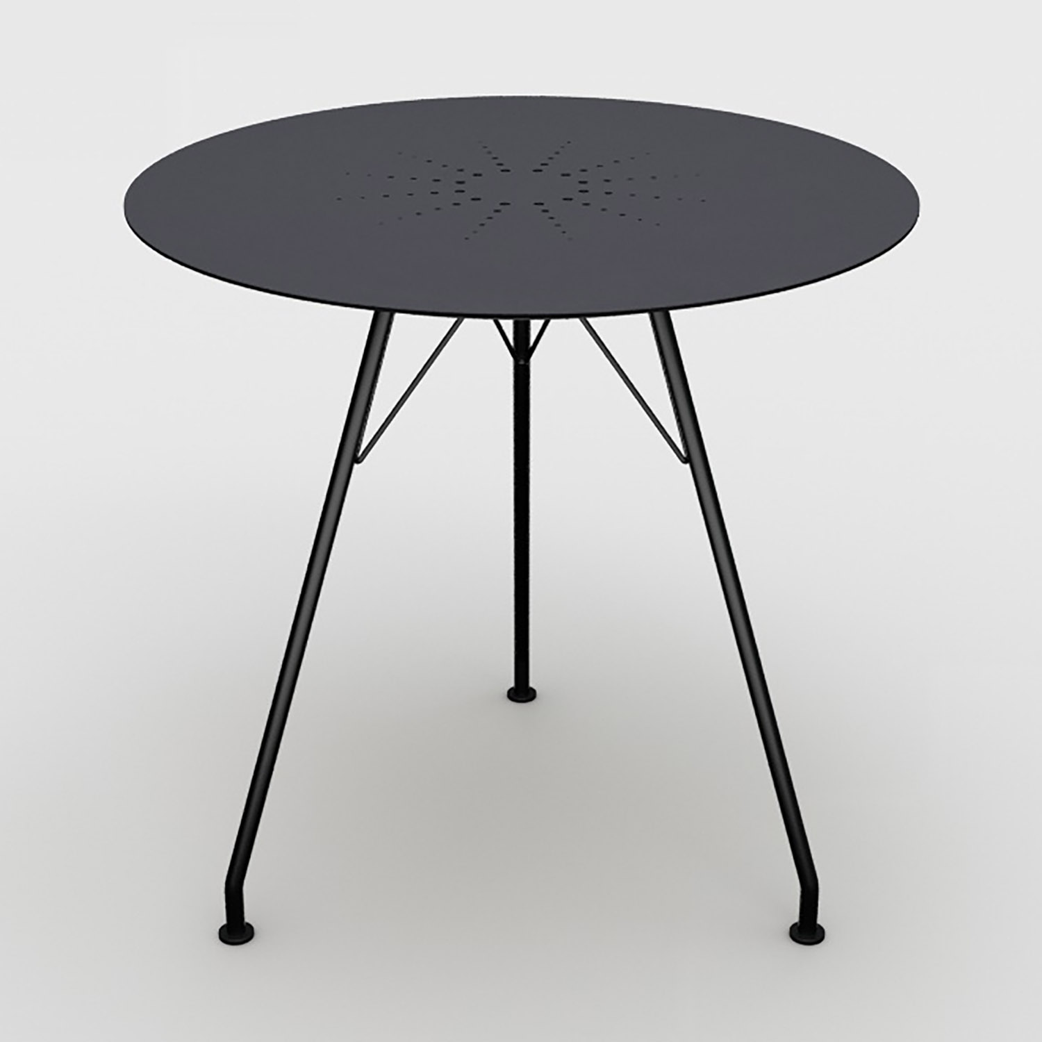 Circum cafébord svart Ø74 cm