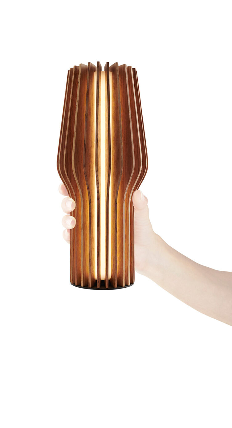 Eva Solo Radiant LED laddningsbar bordslampa natur ek