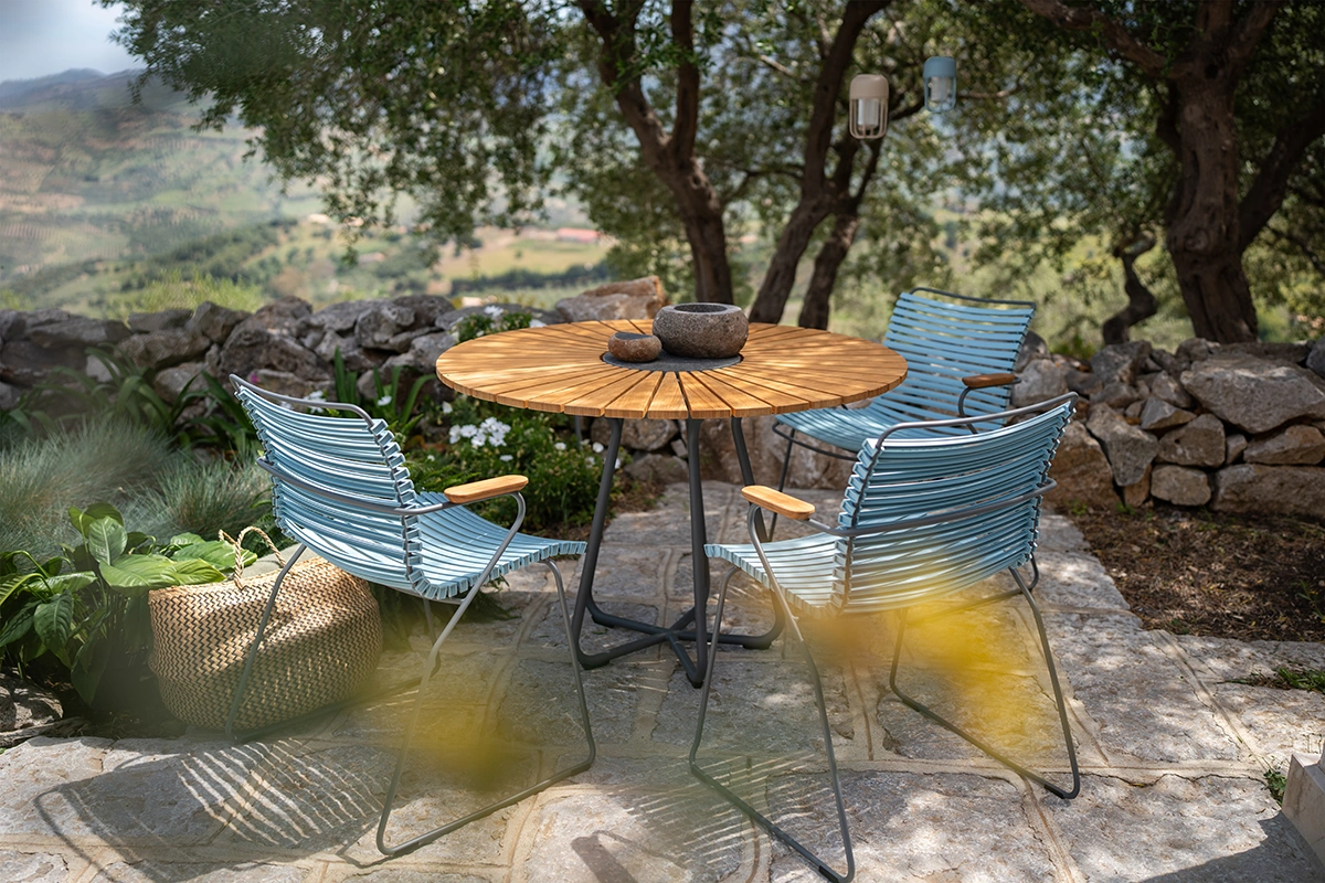 Click karmstol dusty blue