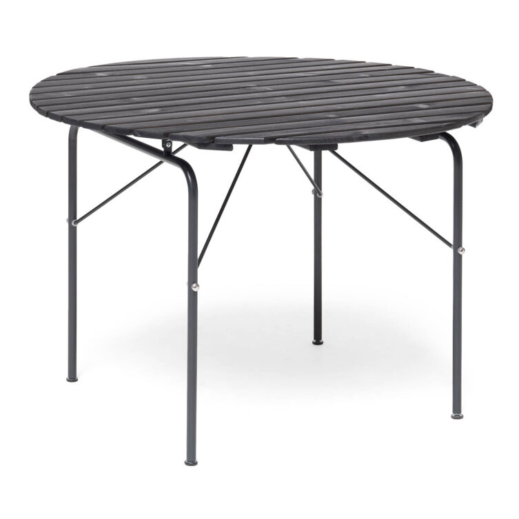 Hillerstorp Sandhamn bord svart Ø100 cm