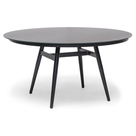 Hillerstorp Oxhult matbord svart Ø145 cm