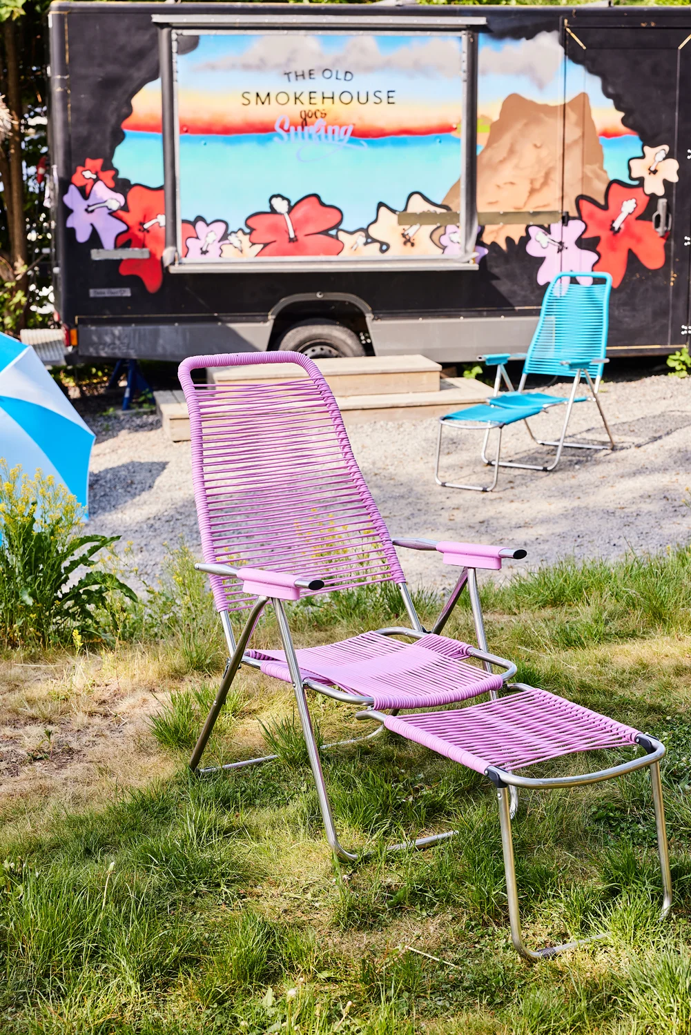 Spaghetti vilstol rosa