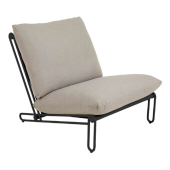 Brafab Blixt fåtölj svart/beige