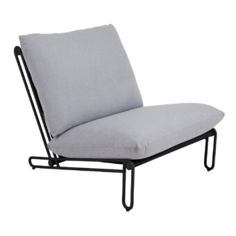 Brafab Blixt fåtölj svart/grå