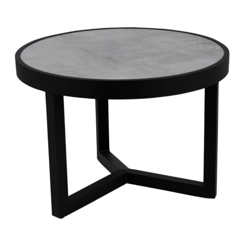 Brafab Itonda soffbord svart/grå Ø60 cm