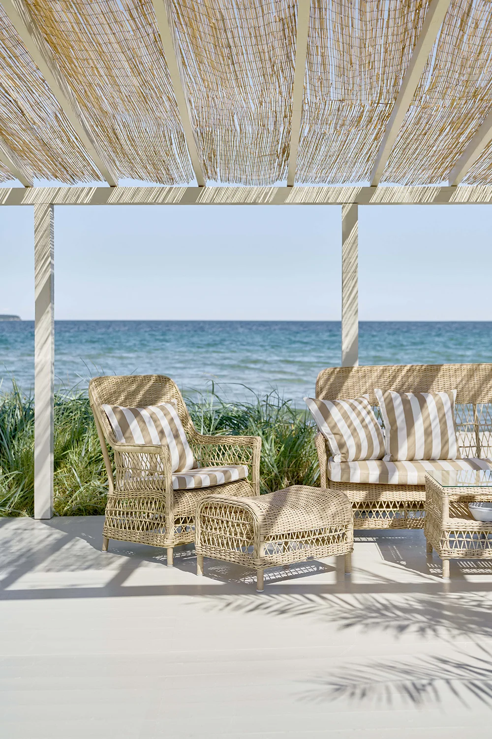 Dawn fåtölj natur inkl. dyna