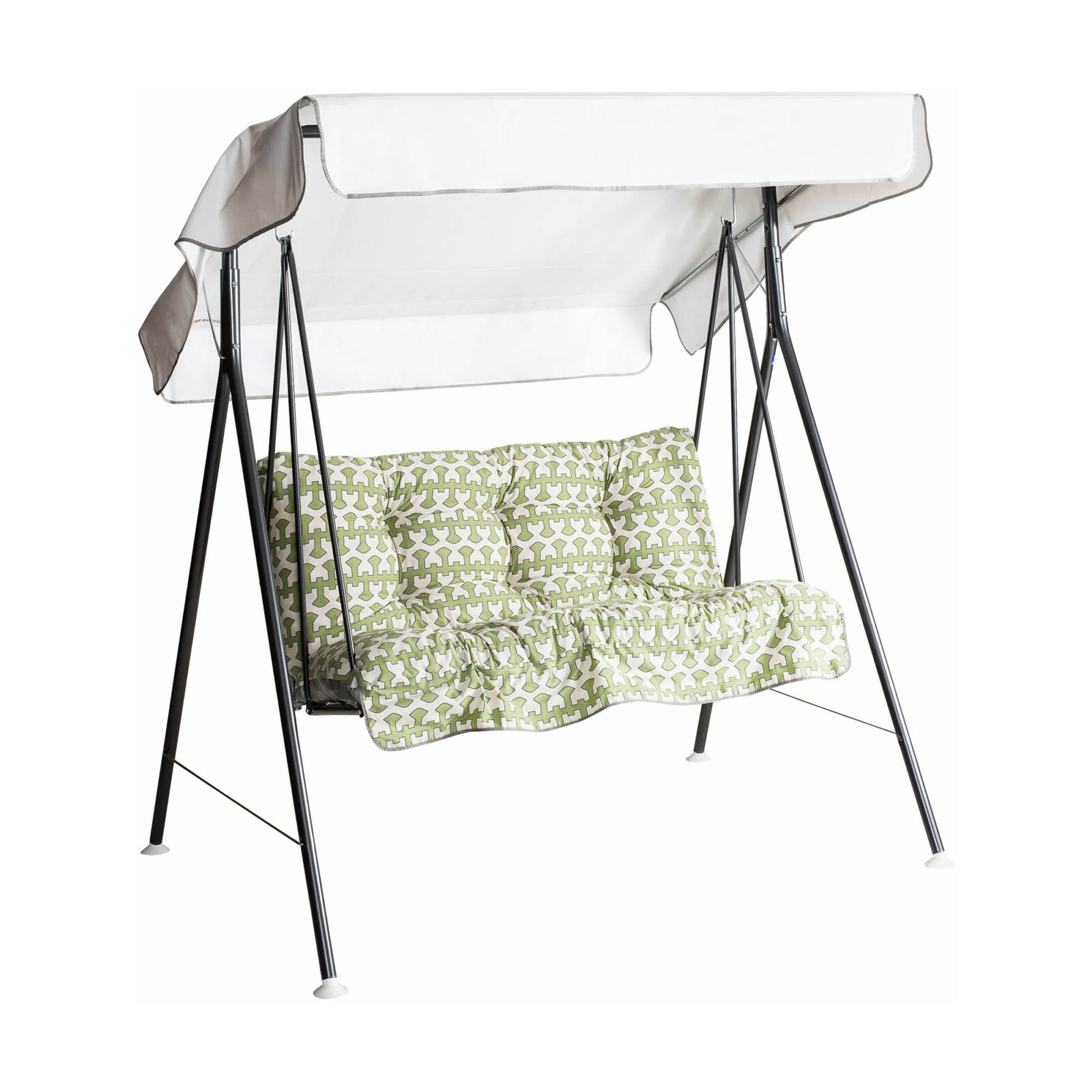 Duetto 2-sitshammock grå/beige-grön 45B