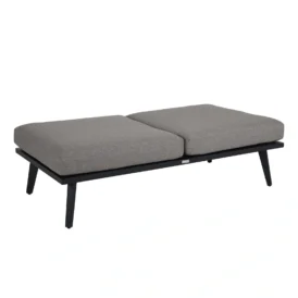 Villac 2-sitsmodul svart/beige